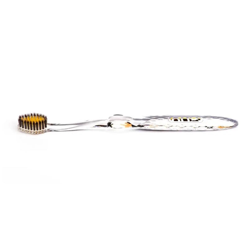 Charcoal & Gold Toothbrush Nano-b